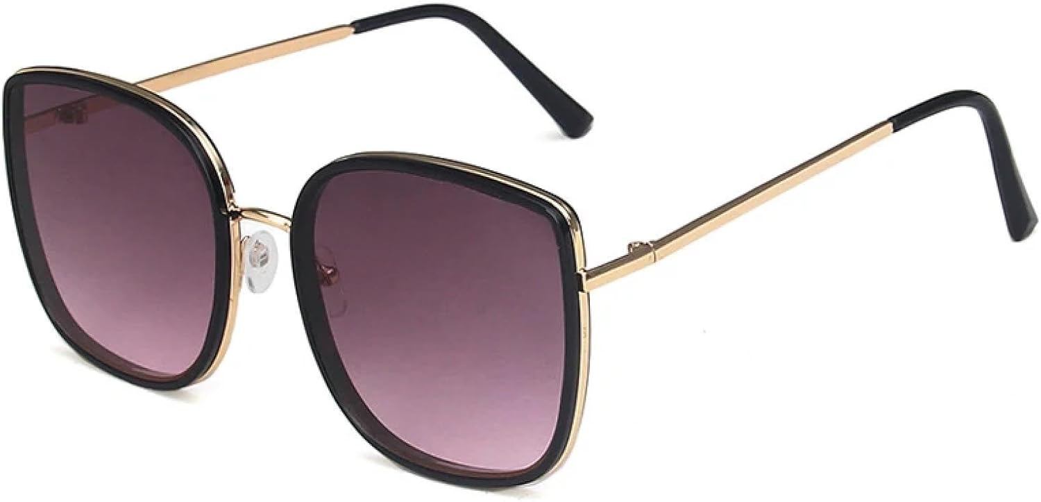 Винтажные солнцезащитные очки большого размера для женщин, модные солнцезащитные очки в металлической оправе, ретро-очки для женщин с защитой от УФ-излучения UV400 TKKTLLT, Gold Gradient Grey
Винтажные солнцезащитные очки большого размера для женщин, модные солнцезащитные очки в металлической оправе, ретро-очки для женщин с защитой от УФ-излучения UV400 TKKTLLT, Gold Gradient Grey