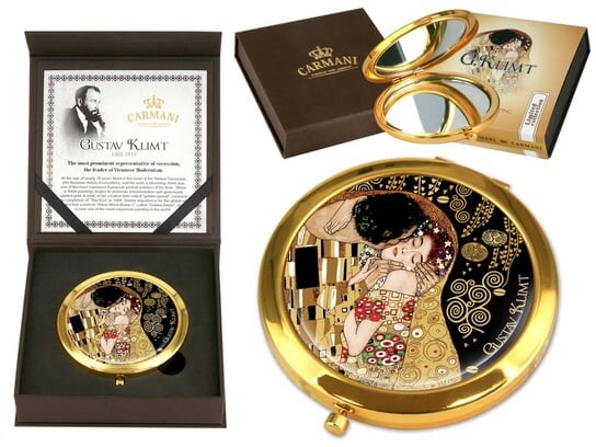 Зеркало - Г.Климт - Поцелуй черный фон (коробка люкс), Carmani, золотой
Зеркало - Г.Климт - Поцелуй черный фон (коробка люкс), Carmani, золотой