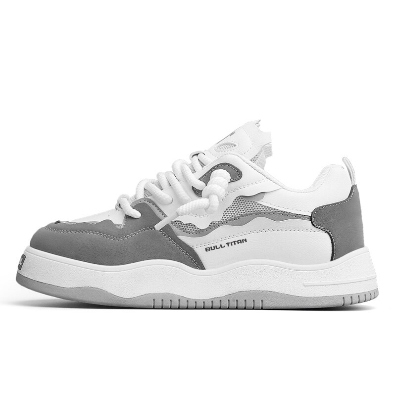 Кеды мужские, обувь для скейтбординга низкая Gong Niu Ju Ren, цвет White Gray
Кеды мужские, обувь для скейтбординга низкая Gong Niu Ju Ren, цвет White Gray