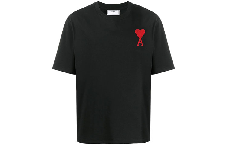 Футболка с цепным стежком AMIPARIS, черная
Футболка с цепным стежком AMIPARIS, черная