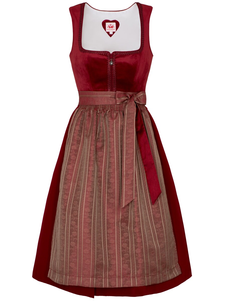 Широкая юбка в сборку SPIETH & WENSKY Diandra, красный 
Широкая юбка в сборку SPIETH & WENSKY Diandra, красный