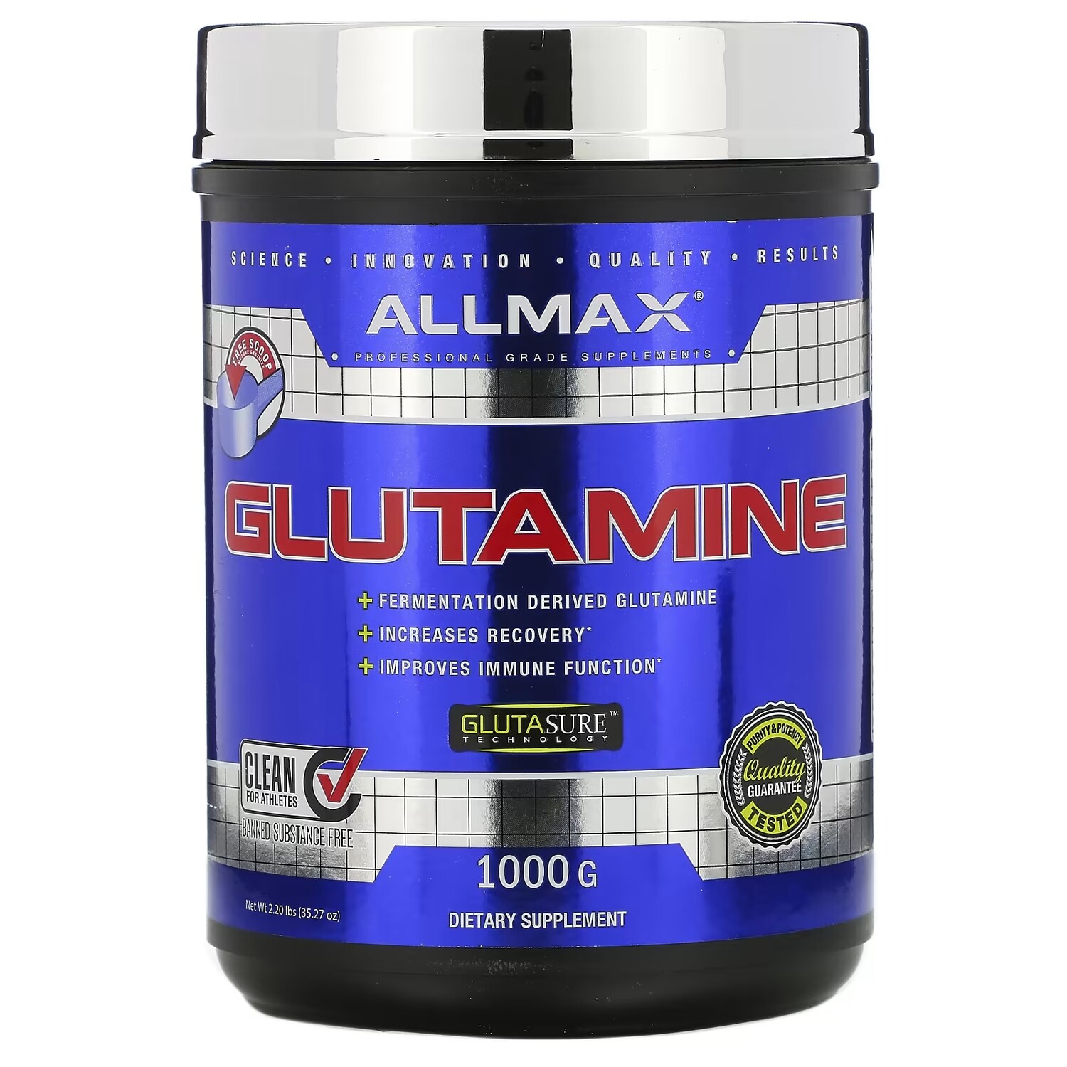 Глютамин ALLMAX, 1000 г
Глютамин ALLMAX, 1000 г
