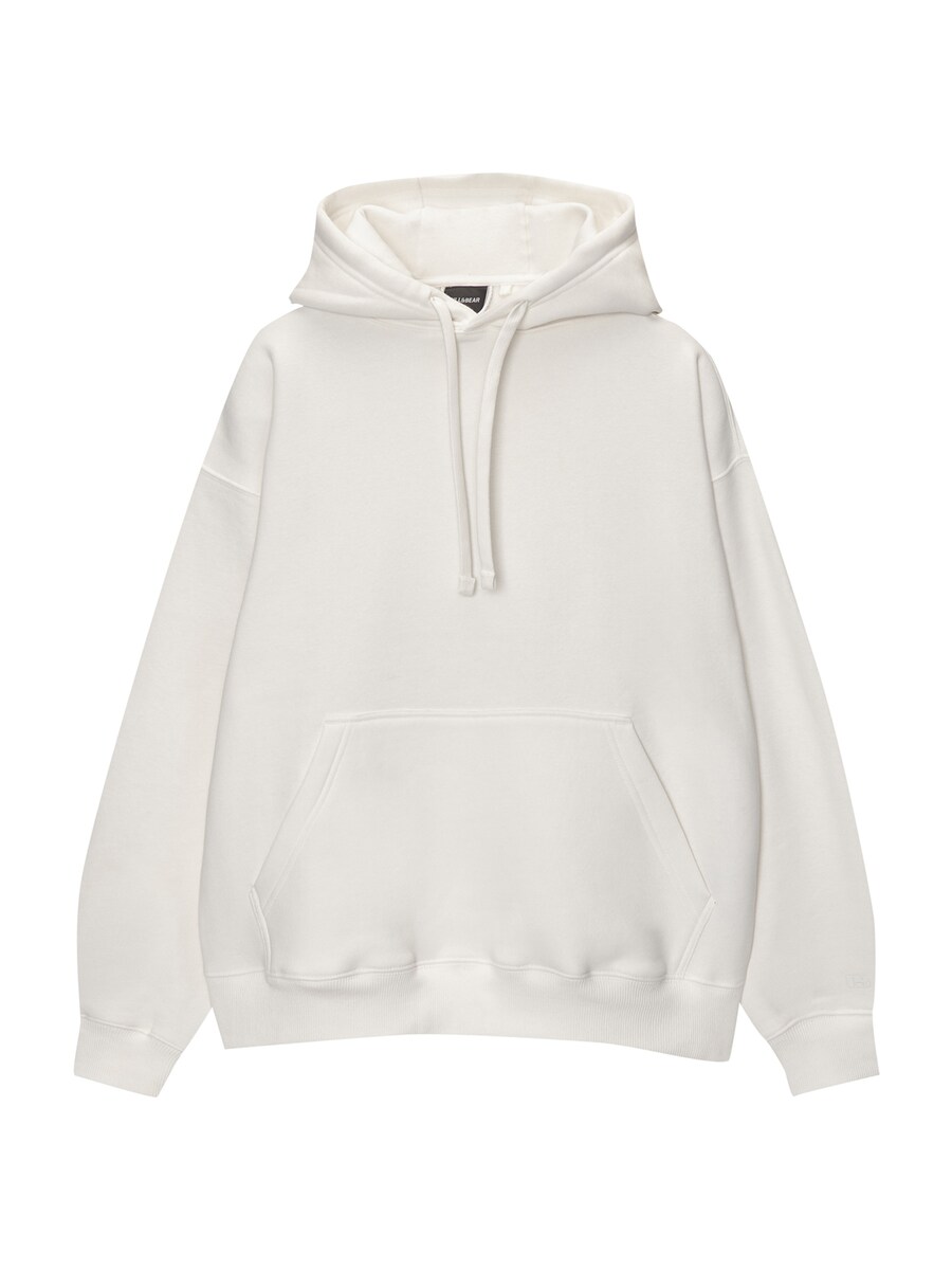 Толстовка Pull&Bear, белый 
Толстовка Pull&Bear, белый