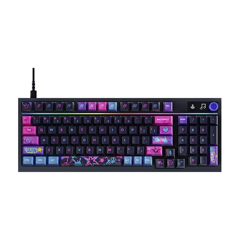 Игровая клавиатура Logitech G Strix G316 X, Destiny Graffiti, черный/розовый, английская раскладка 
Игровая клавиатура Logitech G Strix G316 X, Destiny Graffiti, черный/розовый, английская раскладка