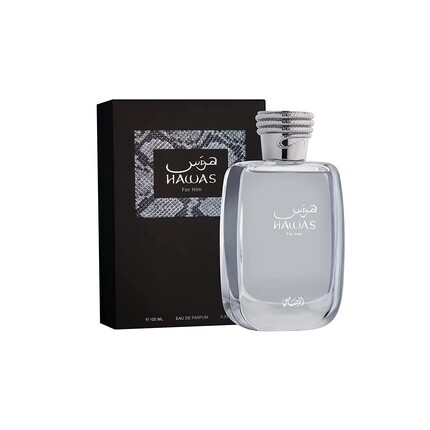 RASASI Hawas for Him Eau De Parfum 100 мл - корица, апельсин, амбра, древесный, итальянский цитрусовый, фруктовый, сандал, кедр, мускус, амбра
RASASI Hawas for Him Eau De Parfum 100 мл - корица, апельсин, амбра, древесный, итальянский цитрусовый, фруктовый, сандал, кедр, мускус, амбра