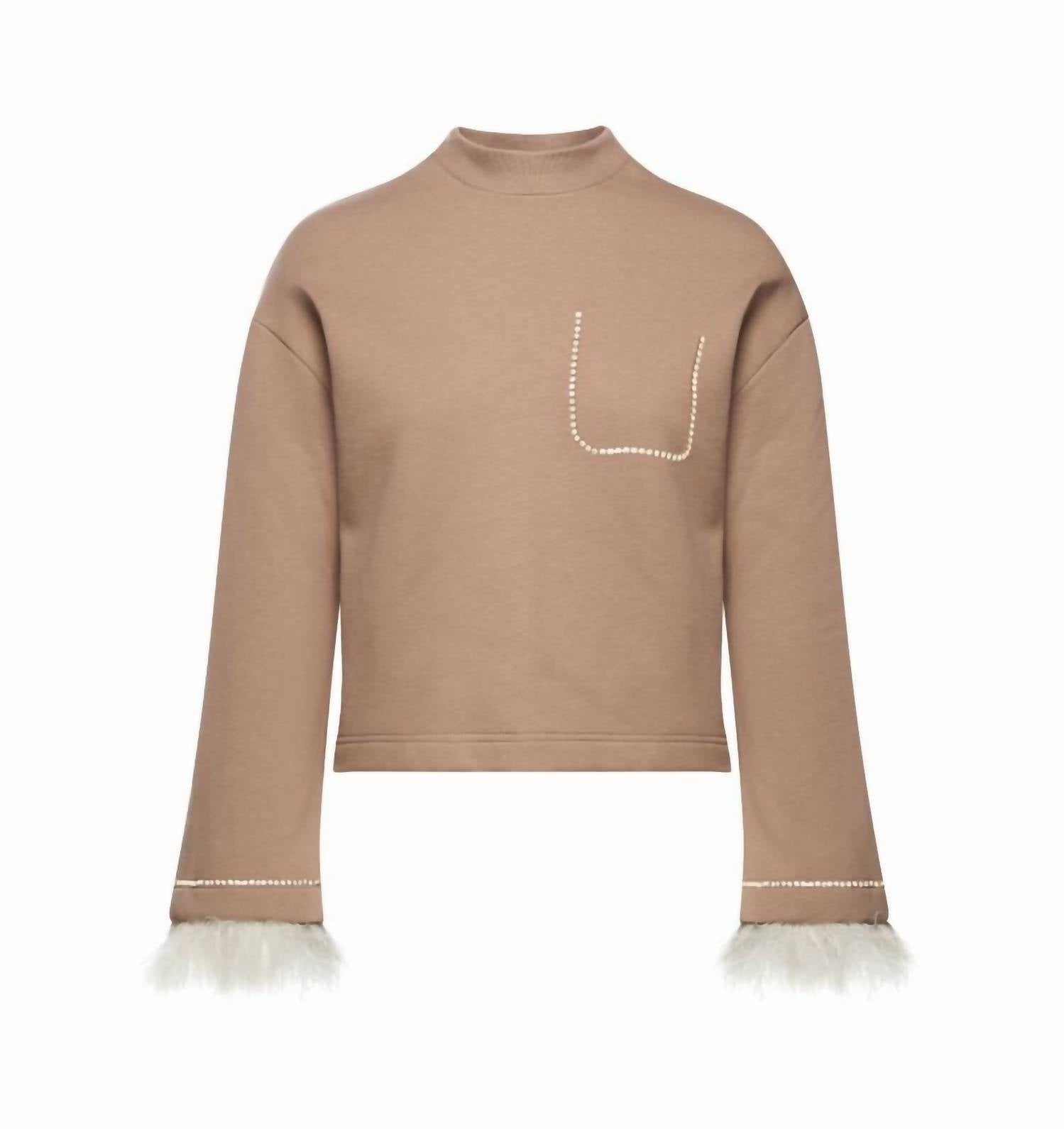 Свитшот с меховыми рукавами цвета светло-верблюжий Sfizio, светло-коричневый
Свитшот с меховыми рукавами цвета светло-верблюжий Sfizio, светло-коричневый