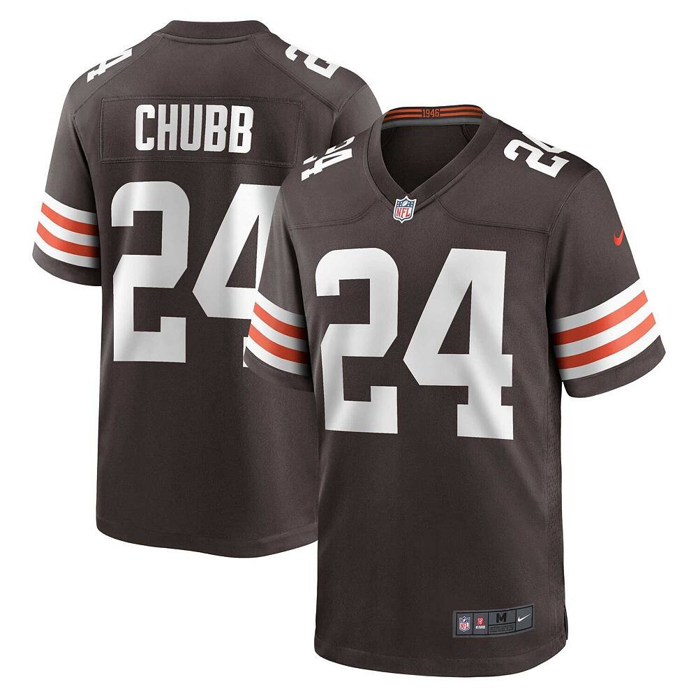 Мужское игровое джерси Nike Nick Chubb Brown Cleveland Browns, цвет Brn Brown
Мужское игровое джерси Nike Nick Chubb Brown Cleveland Browns, цвет Brn Brown