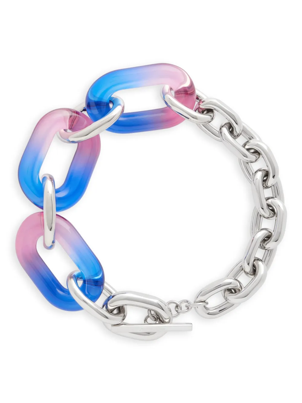 Колье с принтом тай-дай Rabanne, серебяный
Колье с принтом тай-дай Rabanne, серебяный