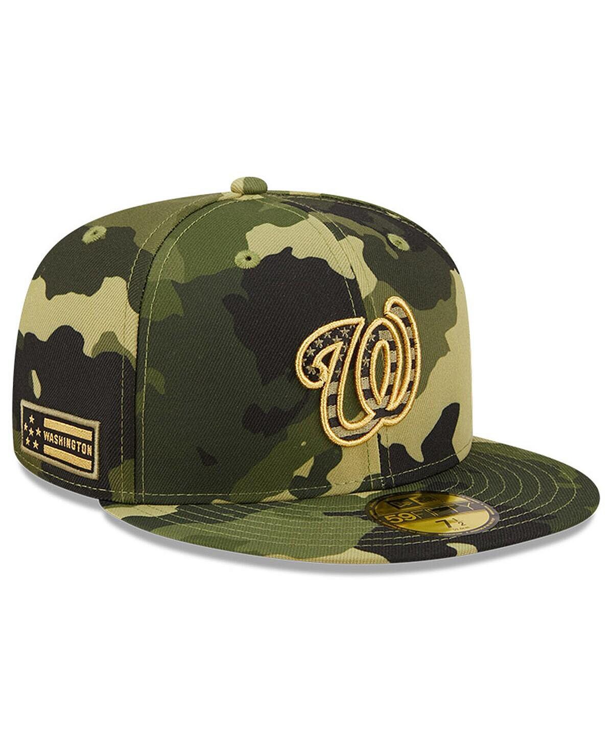 Мужская камуфляжная шляпа Washington Nationals 2022, посвященная Дню вооруженных сил 59Fifty New Era
Мужская камуфляжная шляпа Washington Nationals 2022, посвященная Дню вооруженных сил 59Fifty New Era