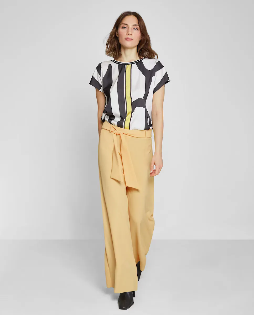 Струящиеся брюки с завязкой на талии Trucco, желтый
Струящиеся брюки с завязкой на талии Trucco, желтый