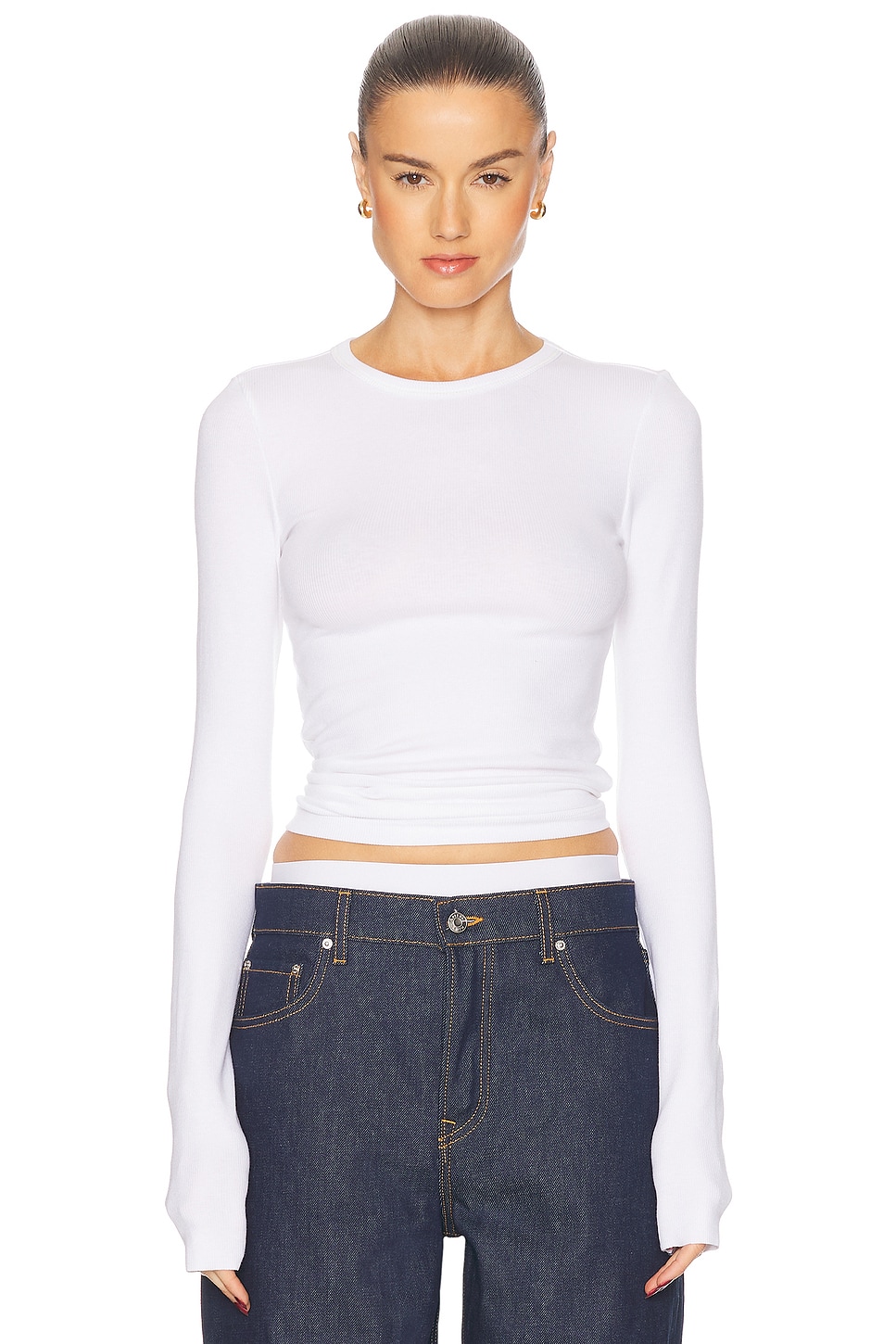 Футболка с длинным рукавом и круглым вырезом Grlfrnd, white
Футболка с длинным рукавом и круглым вырезом Grlfrnd, white