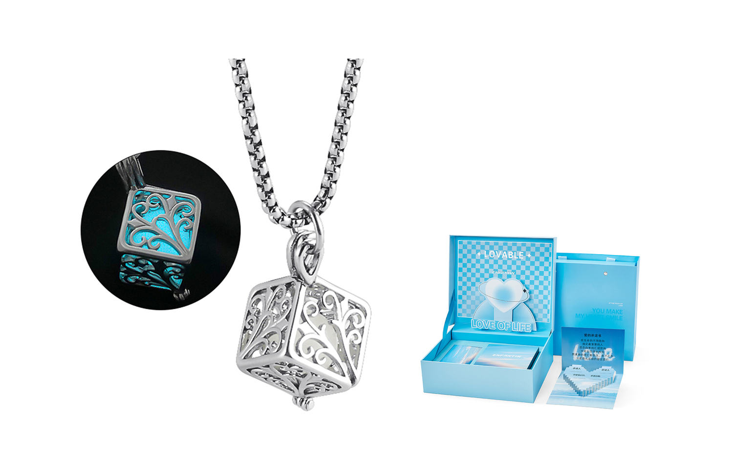 Титановая стальная цепь унисекс ENFANTIN, Teal Limited Gift Box
Титановая стальная цепь унисекс ENFANTIN, Teal Limited Gift Box