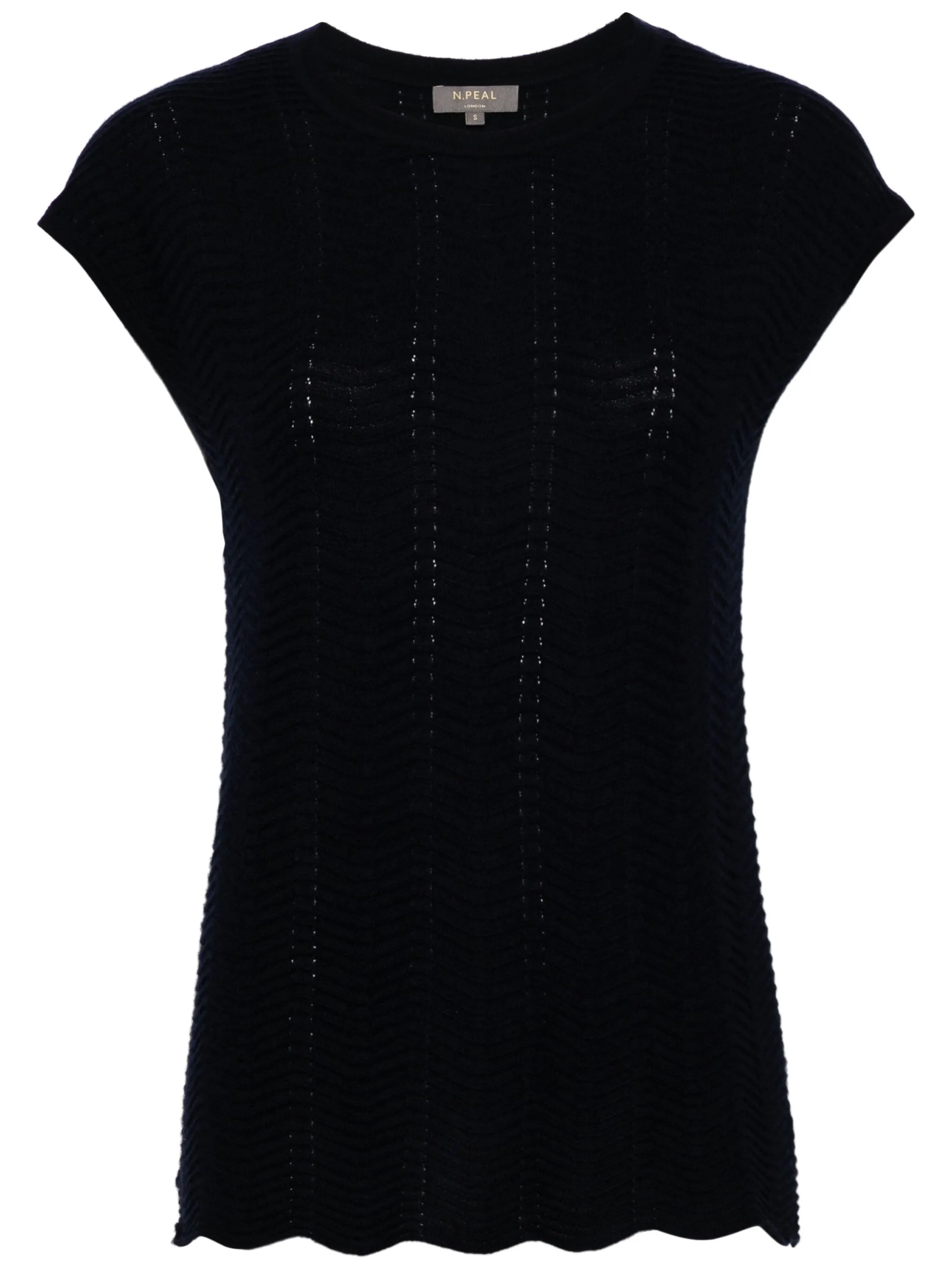 Топ с декоративной строчкой N.Peal, синий
Топ с декоративной строчкой N.Peal, синий