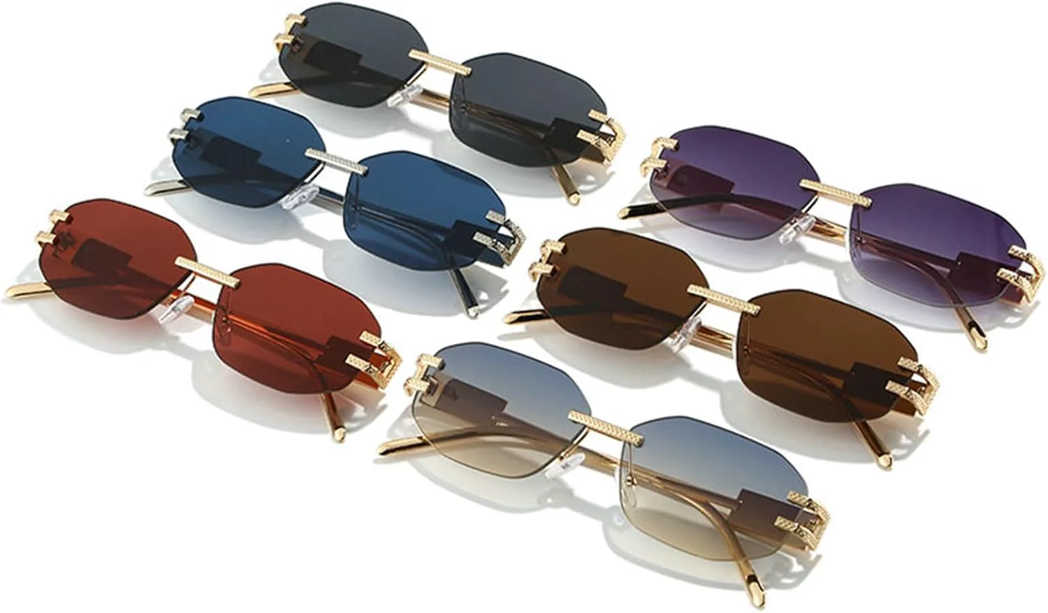 Солнцезащитные очки Willochra без оправы, металлические, круглые, для мужчин и женщин, в стиле ретро, многоугольные, винтажные, с защитой от УФ-излучения UV400, C2
Солнцезащитные очки Willochra без оправы, металлические, круглые, для мужчин и женщин, в стиле ретро, многоугольные, винтажные, с защитой от УФ-излучения UV400, C2