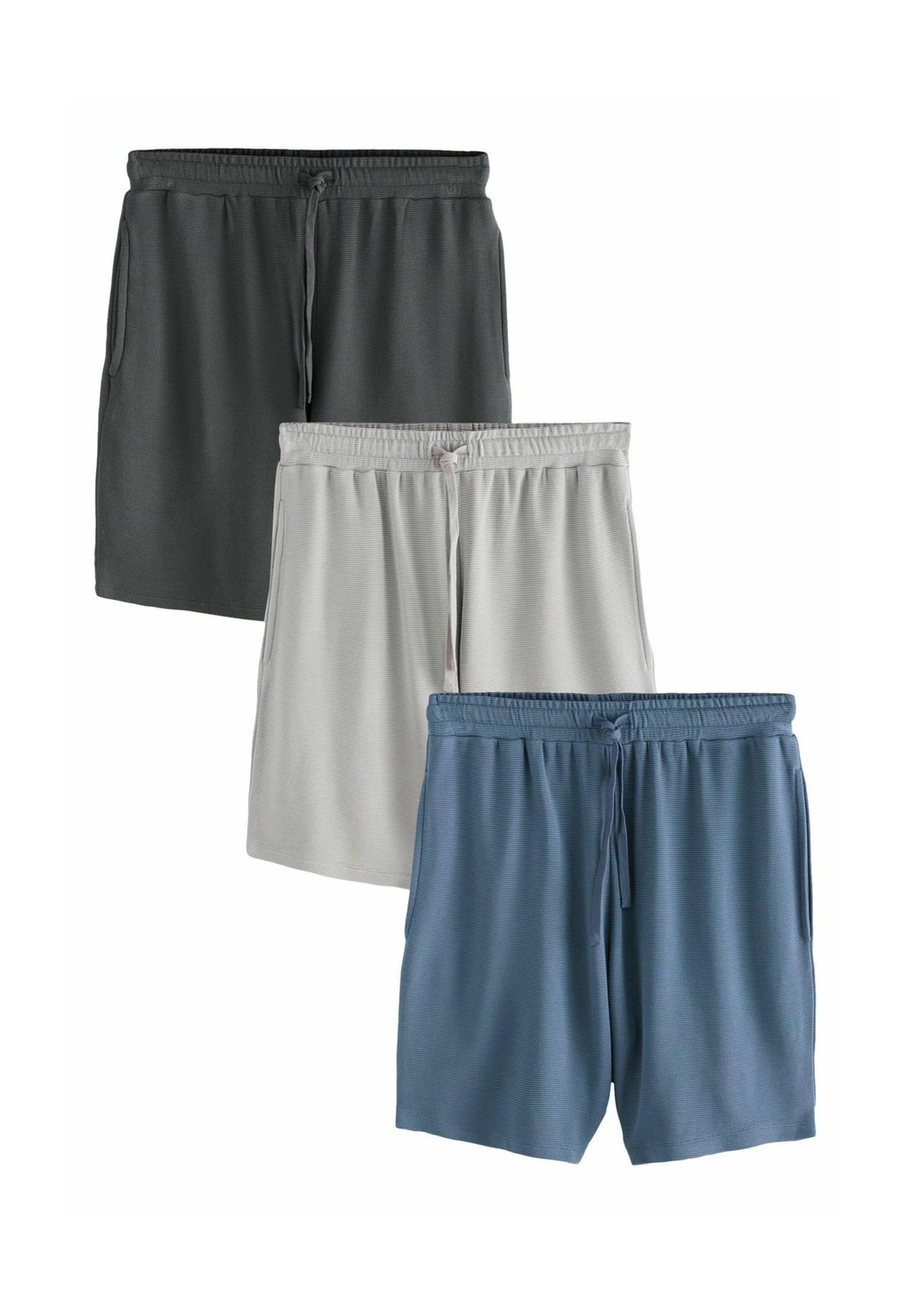 Шорты REGULAR FIT - 3 PACK - Tracksuit bottoms Next, черный 
Шорты REGULAR FIT - 3 PACK - Tracksuit bottoms Next, черный