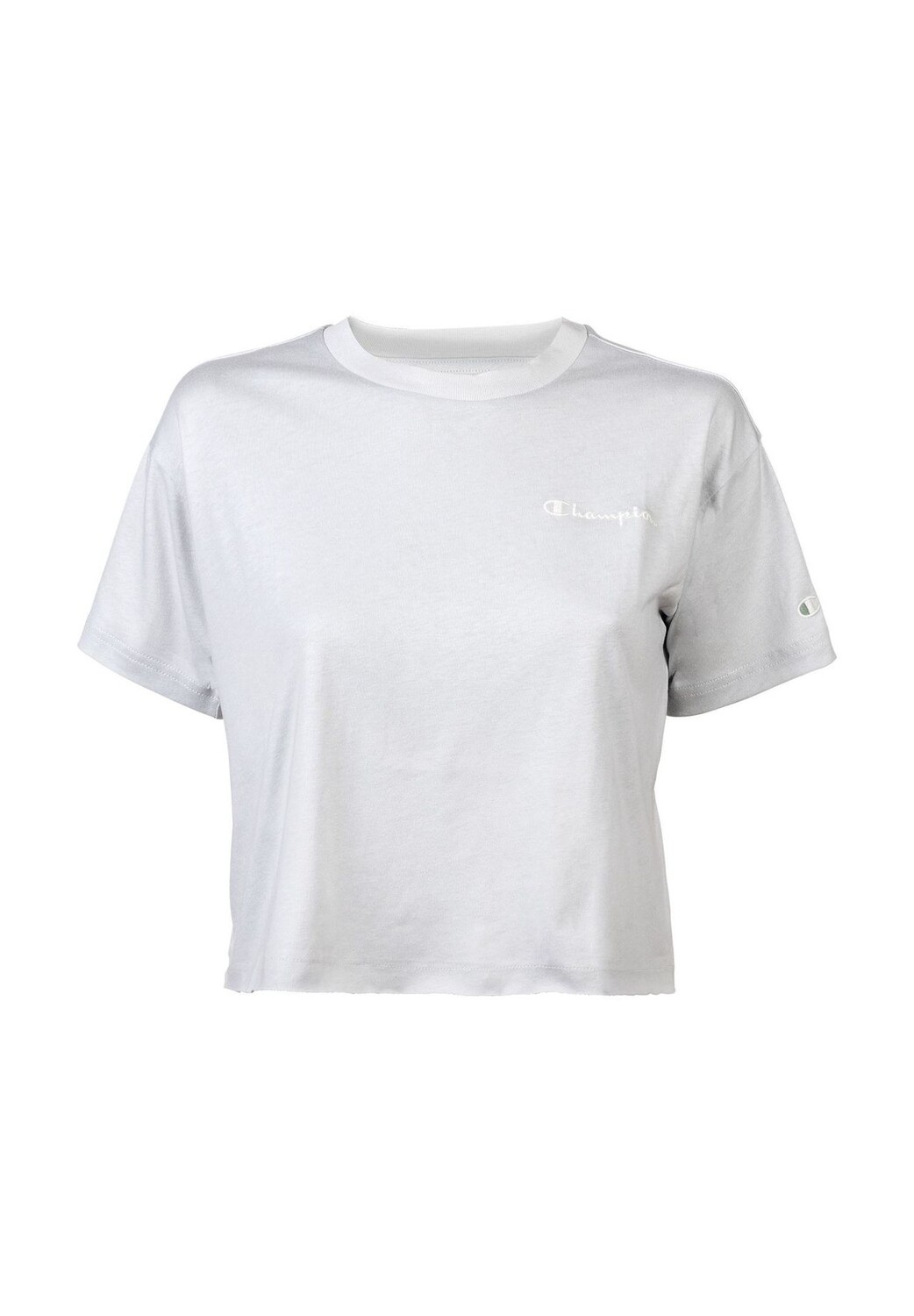 Короткая женская футболка, логотип, круглый вырез, короткие рукава, натуральный хлопок Champion, серый
Короткая женская футболка, логотип, круглый вырез, короткие рукава, натуральный хлопок Champion, серый