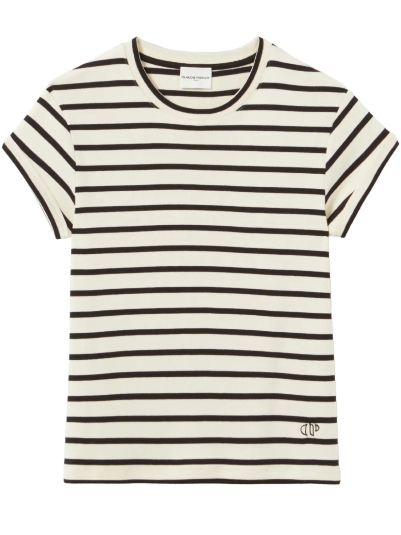 Футболка Claudie Pierlot в полоску с короткими рукавами, белый
Футболка Claudie Pierlot в полоску с короткими рукавами, белый