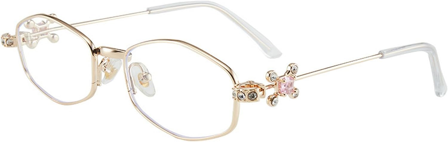 Модные солнцезащитные очки в форме ромба, в маленькой оправе, в стиле ретро, со стразами, для женщин, с металлическими бриллиантами, винтажные, блестящие, для вечеринок mincl, Gold Clear
Модные солнцезащитные очки в форме ромба, в маленькой оправе, в стиле ретро, со стразами, для женщин, с металлическими бриллиантами, винтажные, блестящие, для вечеринок mincl, Gold Clear