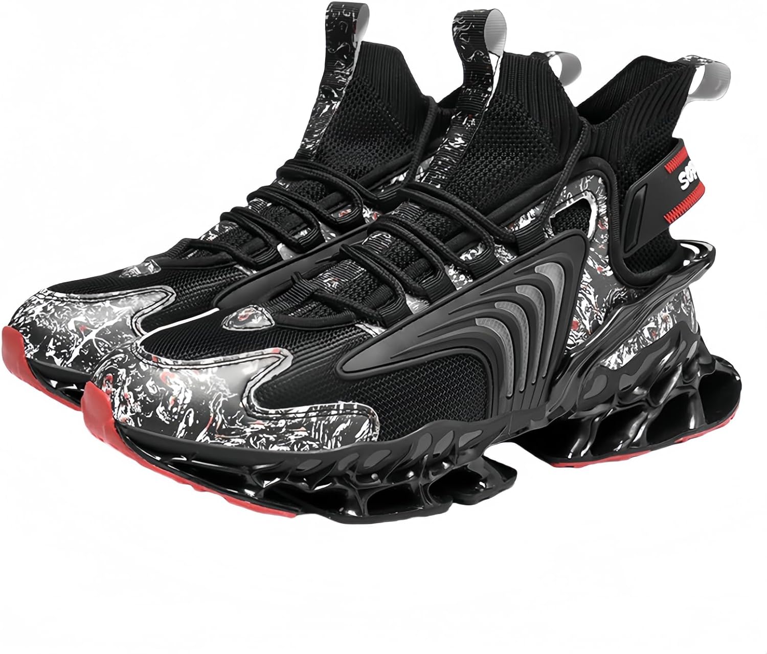 Высокие кроссовки для мужчин, модные беговые с амортизатором, противоскользящие, для улицы, для тренировок и баскетбола Warktmy, черный
Высокие кроссовки для мужчин, модные беговые с амортизатором, противоскользящие, для улицы, для тренировок и баскетбола Warktmy, черный