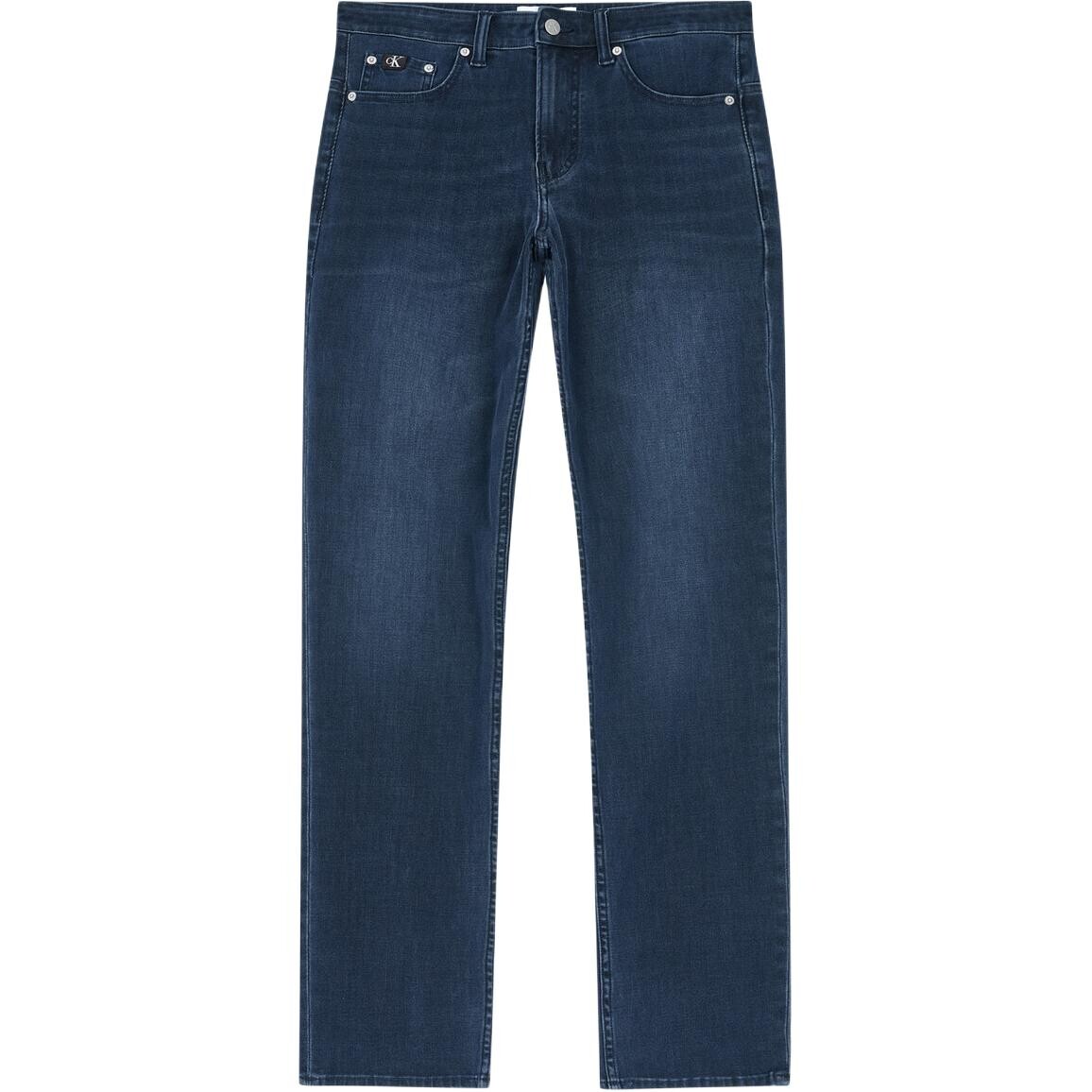 Джинсы мужские синие с черной надписью Calvin Klein, синий
Джинсы мужские синие с черной надписью Calvin Klein, синий