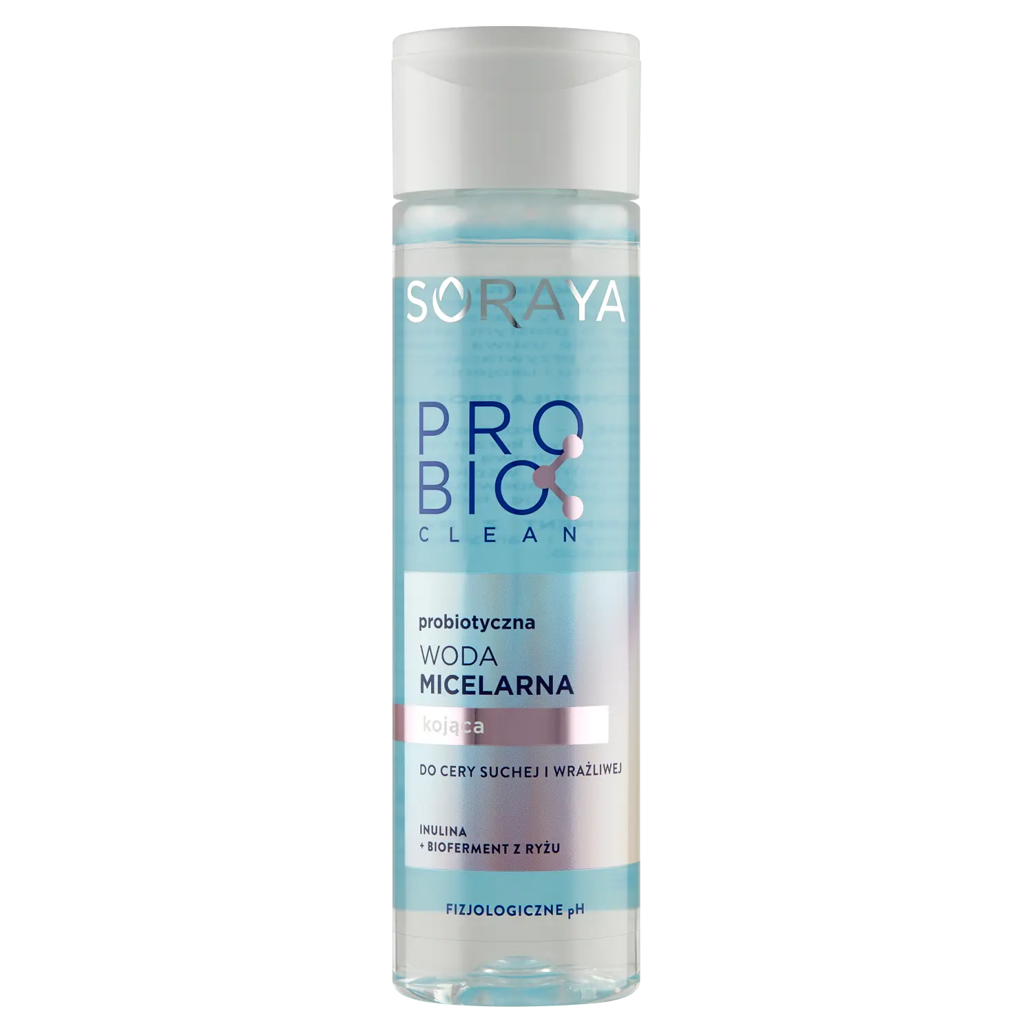 Soraya Probio Clean успокаивающая мицеллярная вода для лица, 250 мл 
Soraya Probio Clean успокаивающая мицеллярная вода для лица, 250 мл