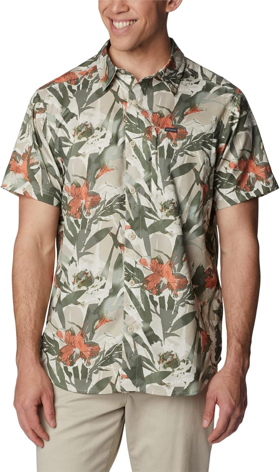 Columbia мужская рубашка Silver Ridge Utility Lite Novelty с коротким рукавом, Ancient Fossil Floriculture
Columbia мужская рубашка Silver Ridge Utility Lite Novelty с коротким рукавом, Ancient Fossil Floriculture