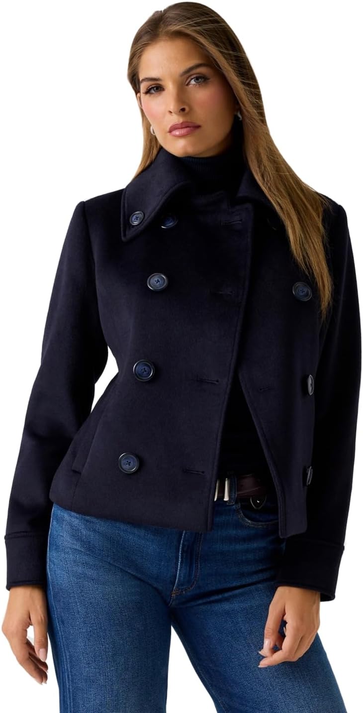 GUESS Eco Melissa Peacoat, Suiting Blue
GUESS Eco Melissa Peacoat, Suiting Blue