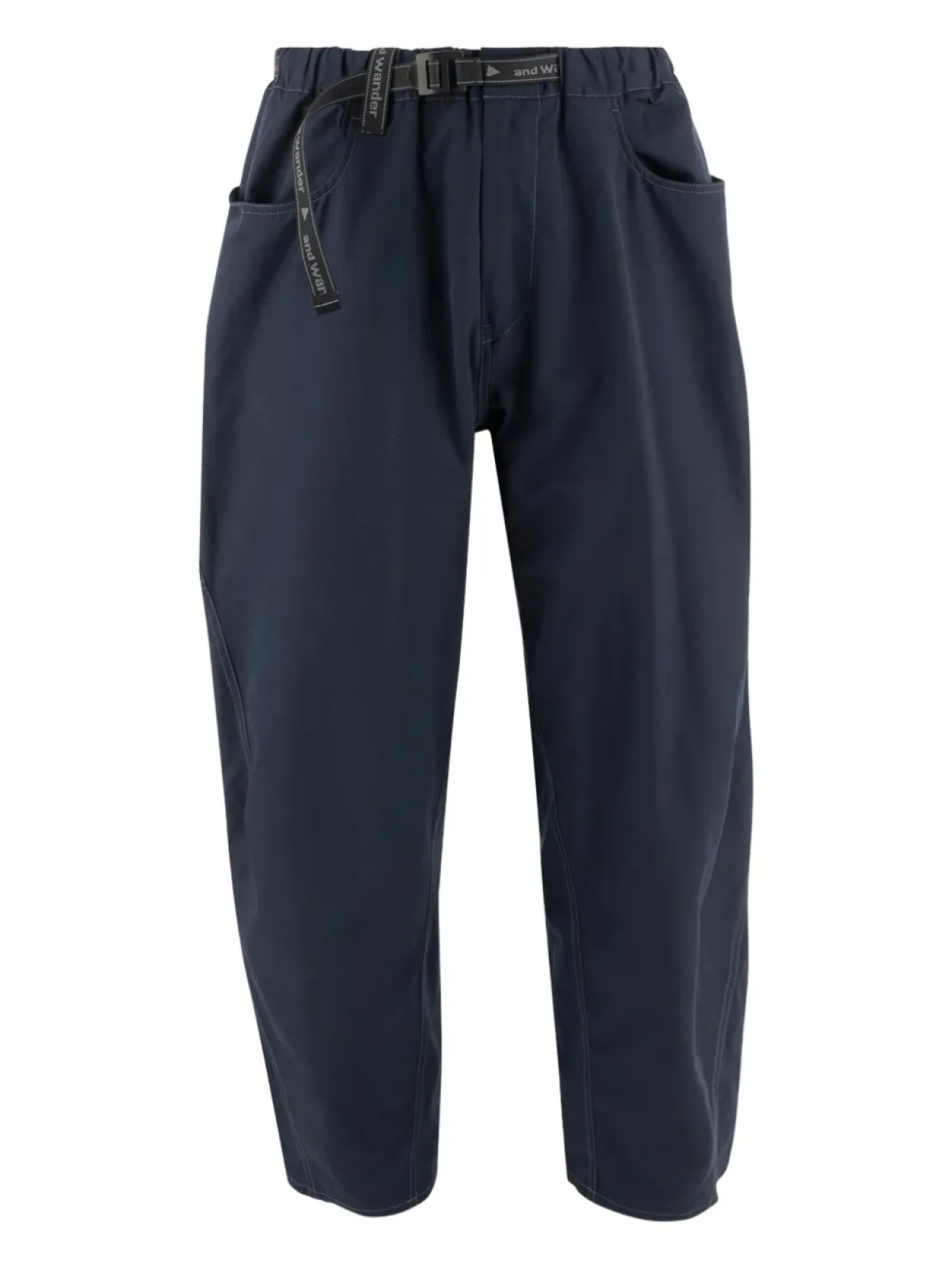 И брюки с поясом Wander And Wander, синий 
И брюки с поясом Wander And Wander, синий