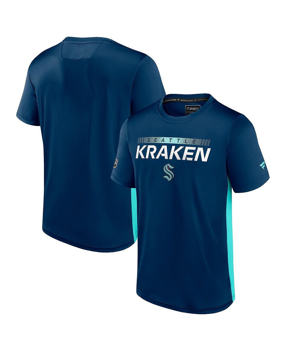 Мужская фирменная футболка deep sea blue, light blue seattle kraken authentic pro rink tech Fanatics, мульти
Мужская фирменная футболка deep sea blue, light blue seattle kraken authentic pro rink tech Fanatics, мульти