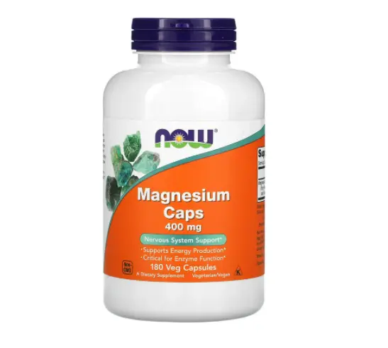 Магний в капсулах NOW Foods 400 мг, 180 растительных капсул
Магний в капсулах NOW Foods 400 мг, 180 растительных капсул