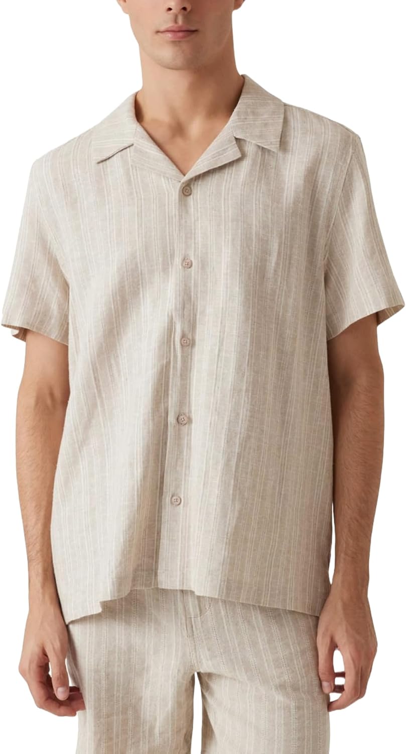 GUESS Мужская рубашка Eco Fletcher из льна, Quicksand Multi
GUESS Мужская рубашка Eco Fletcher из льна, Quicksand Multi