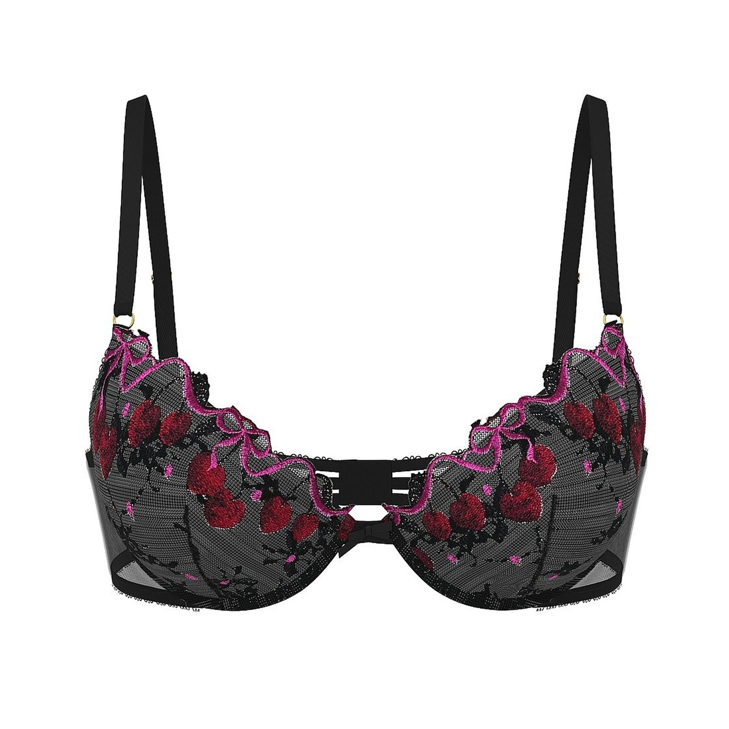 Бюстгальтер Victoria's Secret Cherry Pop Embroidery Push-Up, черный/сиреневый
Бюстгальтер Victoria's Secret Cherry Pop Embroidery Push-Up, черный/сиреневый