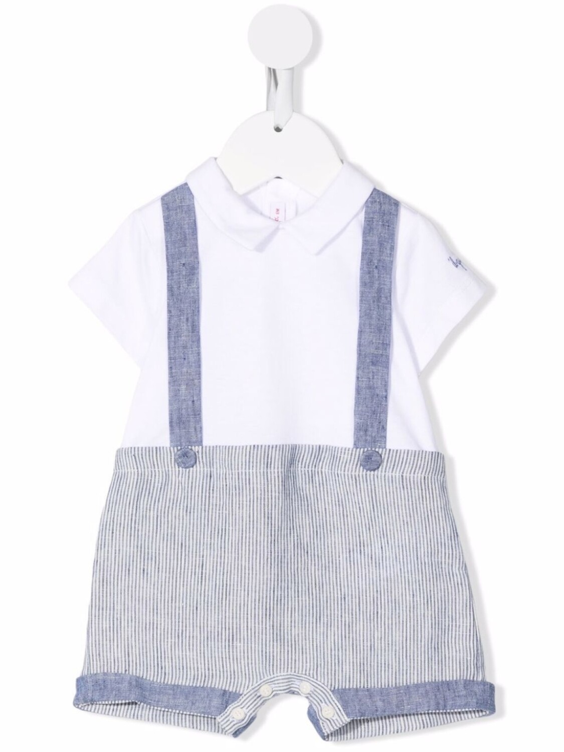 Il Gufo короткий комбинезон в полоску, белый
Il Gufo короткий комбинезон в полоску, белый