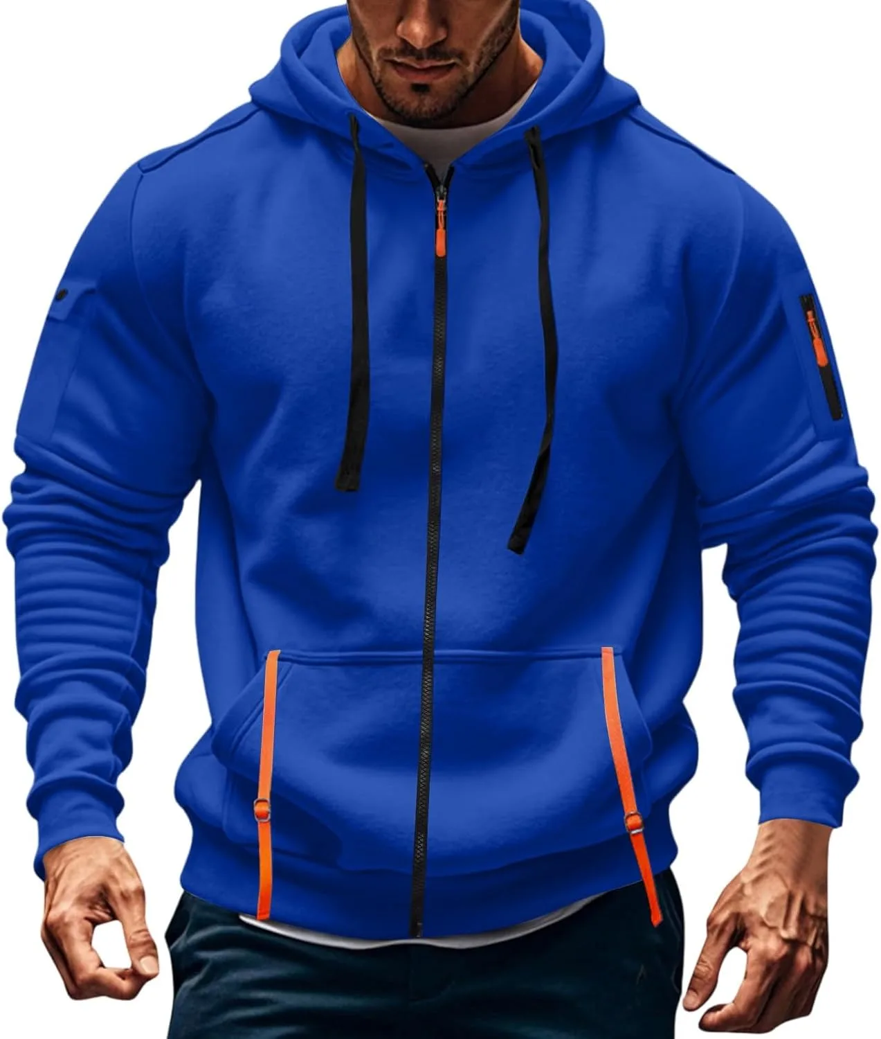 GOFULY Zip Up Hoodies For Men, стильные флисовые тактические толстовки, легкие куртки, зимний пуловер с капюшоном и карманами
GOFULY Zip Up Hoodies For Men, стильные флисовые тактические толстовки, легкие куртки, зимний пуловер с капюшоном и карманами