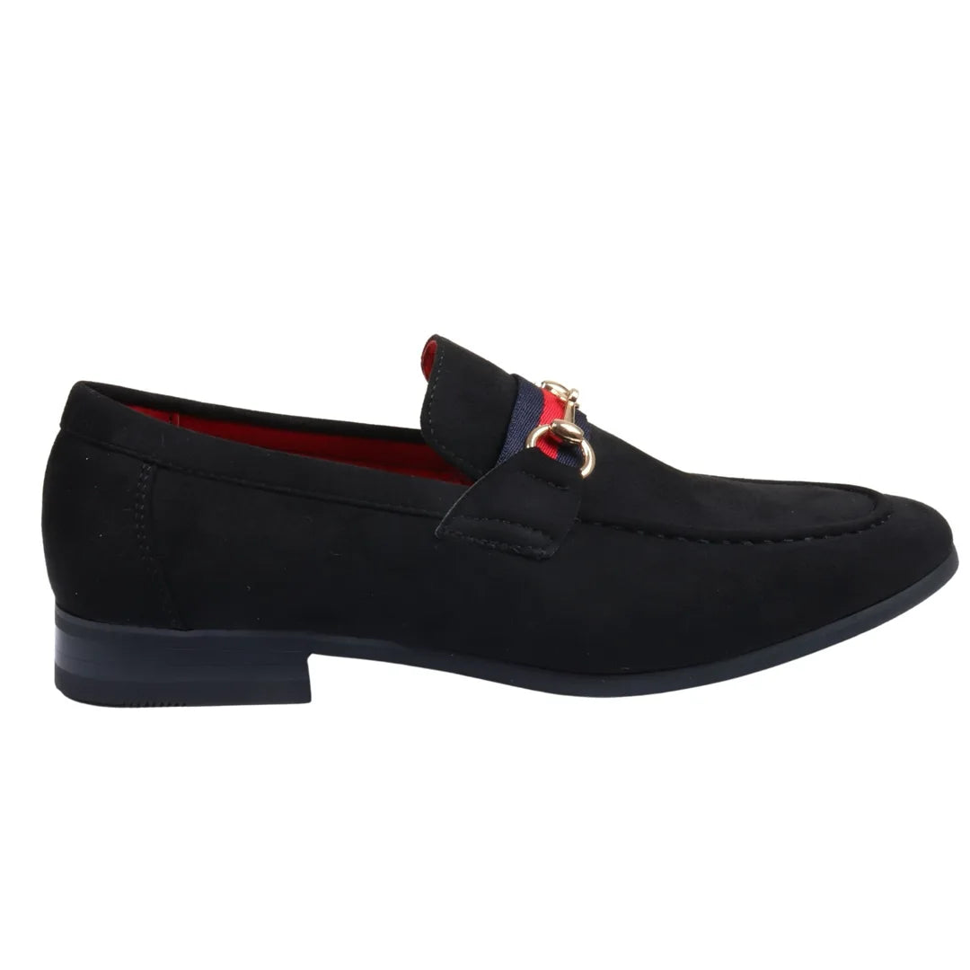 Лоферы из замши с кожаной подкладкой на пряжке для официального стиля TruClothing, черный
Лоферы из замши с кожаной подкладкой на пряжке для официального стиля TruClothing, черный
