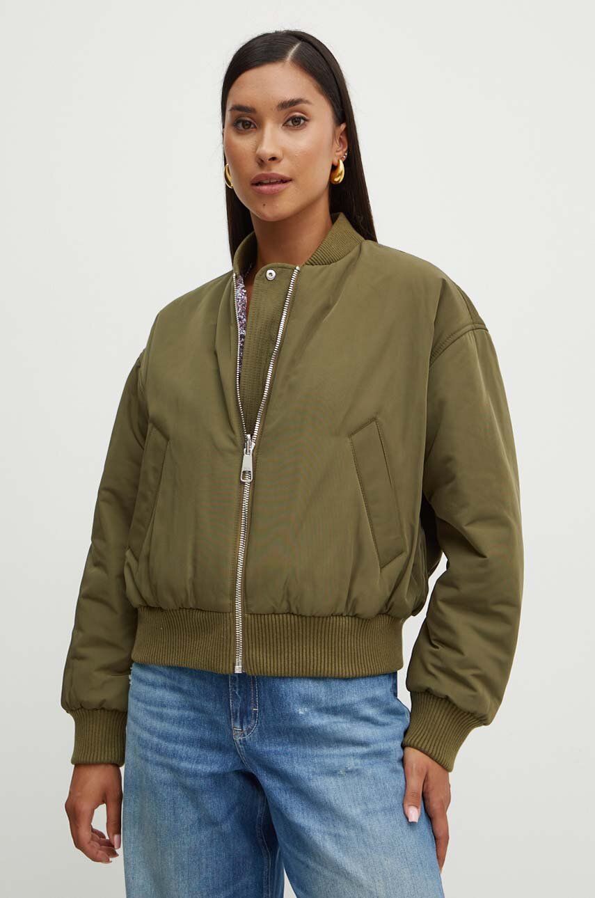 Двусторонний бомбер Boss Orange, зеленый
Двусторонний бомбер Boss Orange, зеленый