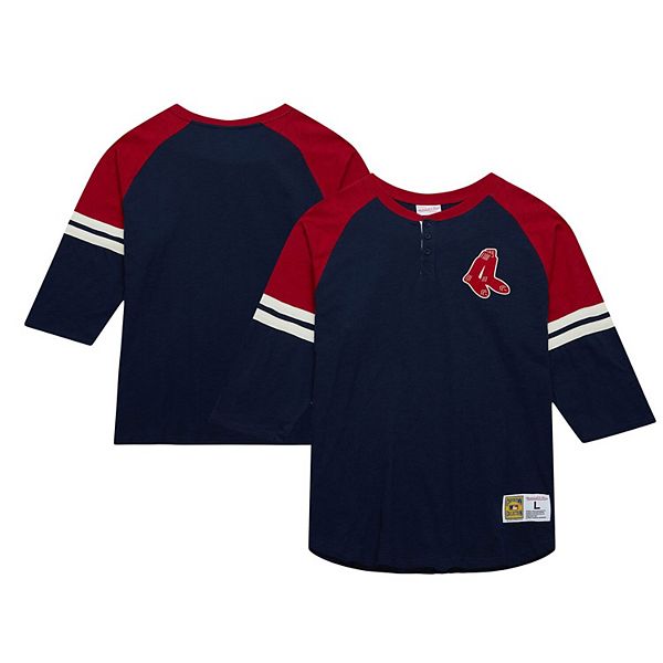 Мужская футболка henley с 3/4 рукавом navy boston red sox cooperstown collection legendary raglan slub Mitchell & Ness
Мужская футболка henley с 3/4 рукавом navy boston red sox cooperstown collection legendary raglan slub Mitchell & Ness