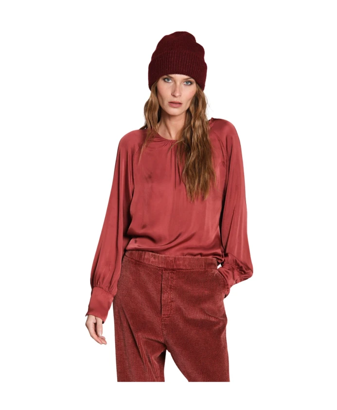 Женская рубашка из вискозы бордового цвета Mason'S, красный
Женская рубашка из вискозы бордового цвета Mason'S, красный