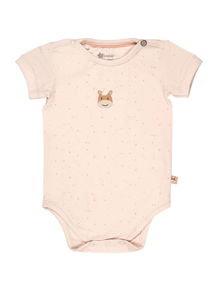 Sterntaler Боди с короткими рукавами и в горошек нежно-розового цвета
Sterntaler Боди с короткими рукавами и в горошек нежно-розового цвета