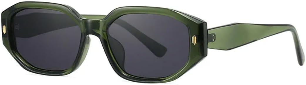 Модные солнцезащитные очки Polygon Square для женщин с защитой от УФ-излучения UV400, в стиле ретро с заклепками, для мужчин с градиентным переходом цвета TVTBBVV, Green Grey
Модные солнцезащитные очки Polygon Square для женщин с защитой от УФ-излучения UV400, в стиле ретро с заклепками, для мужчин с градиентным переходом цвета TVTBBVV, Green Grey