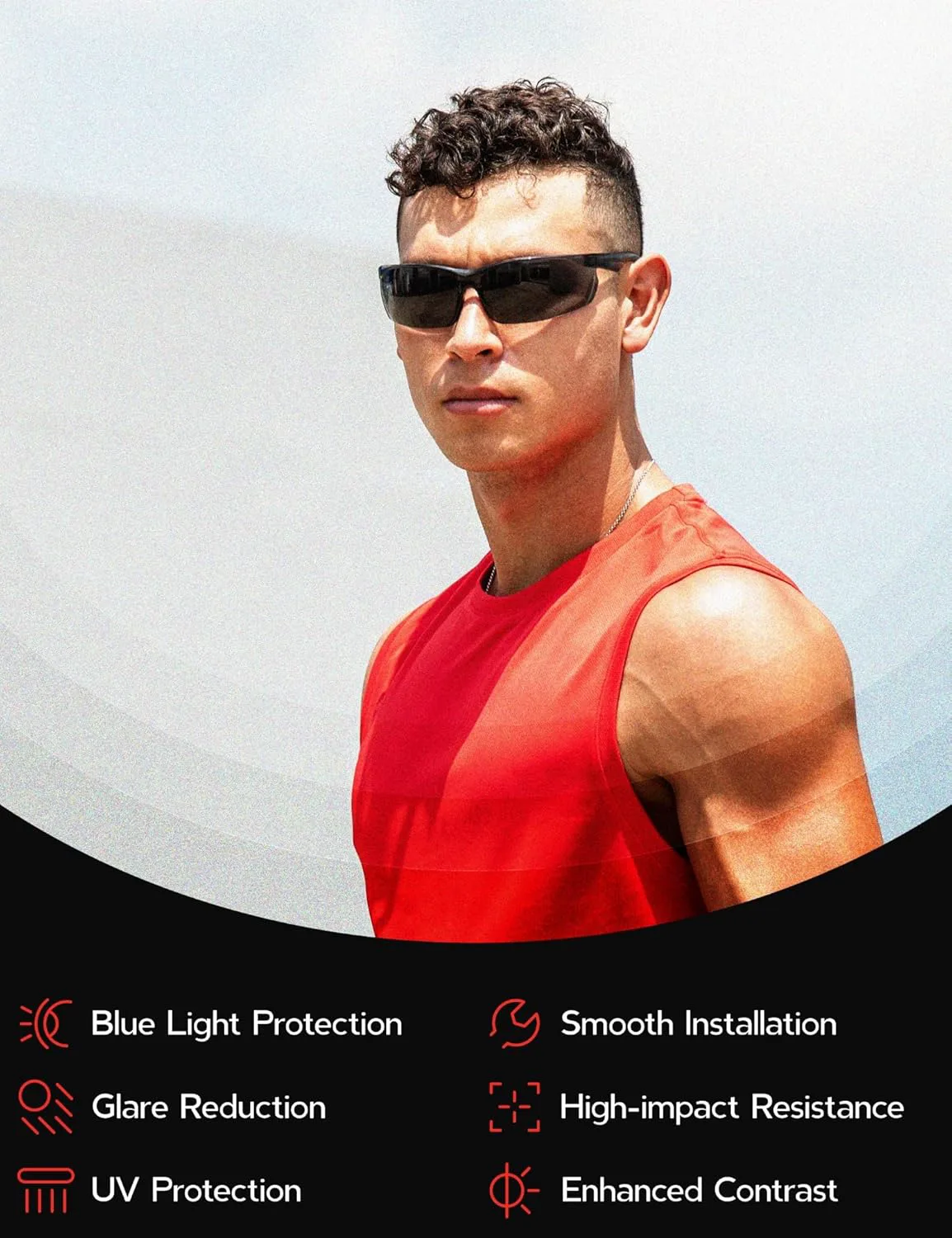 Поляризованные солнцезащитные очки-клипсы для Ray-Ban Meta Wayfarer RW4012 (Gen 2) 50 мм, защита от выцветания - защитите свои глаза Fiskr, Gray Photochromic
Поляризованные солнцезащитные очки-клипсы для Ray-Ban Meta Wayfarer RW4012 (Gen 2) 50 мм, защита от выцветания - защитите свои глаза Fiskr, Gray Photochromic