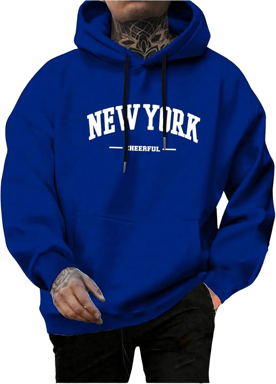 Толстовка мужская casual с капюшоном и принтом SweatyRocks
Толстовка мужская casual с капюшоном и принтом SweatyRocks