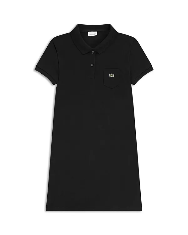 Детское платье пике для девочек - для детей постарше Lacoste, черный
Детское платье пике для девочек - для детей постарше Lacoste, черный