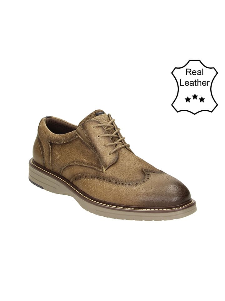 Bullboxer Кожаные туфли на шнуровке бежевого цвета
Bullboxer Кожаные туфли на шнуровке бежевого цвета