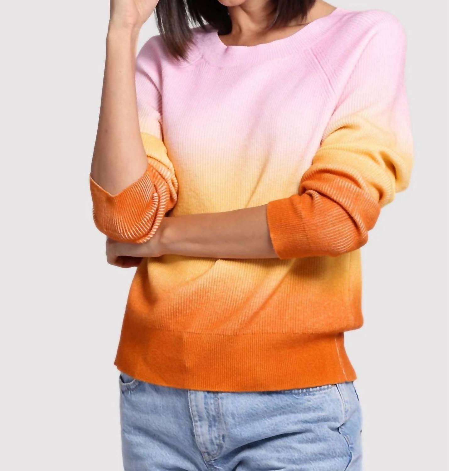 Теплый свитер Baby Shaker Crew Sweater из хлопка и кашемира с эффектом омбре Minnie Rose, Warm Combo
Теплый свитер Baby Shaker Crew Sweater из хлопка и кашемира с эффектом омбре Minnie Rose, Warm Combo