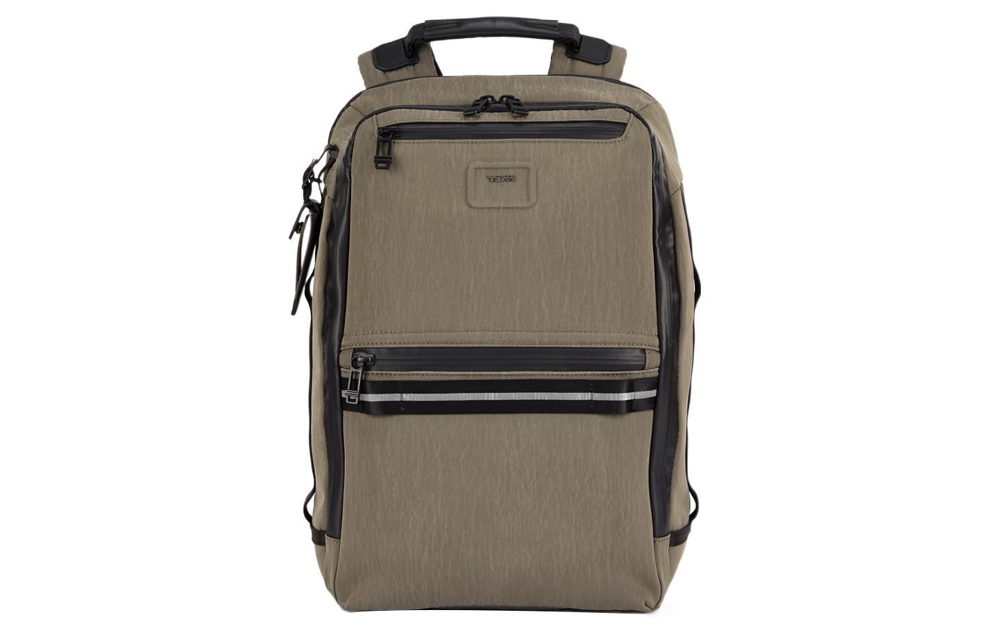 Рюкзак мужской TUMI песочный с отделкой из коровьей кожи 
Рюкзак мужской TUMI песочный с отделкой из коровьей кожи