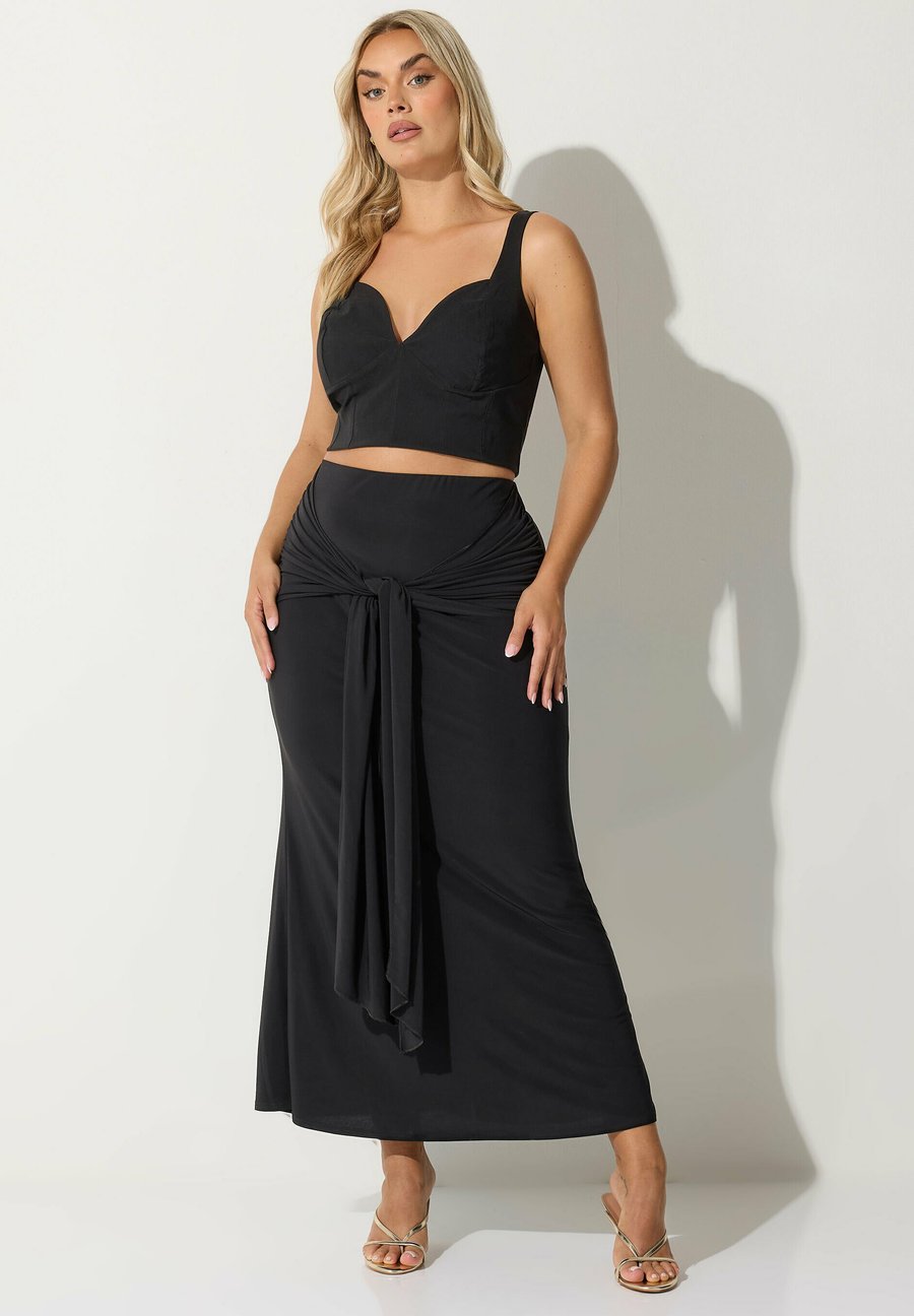 Юбка Yours Clothing Maxi skirt, Black/Anthracite
Юбка Yours Clothing Maxi skirt, Black/Anthracite