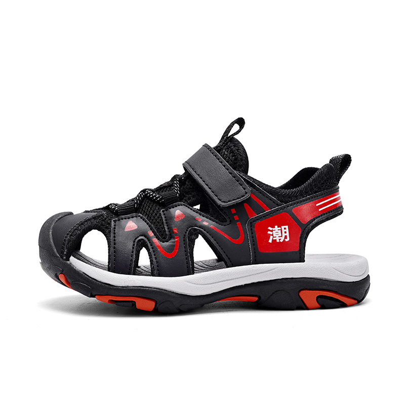 Детские сандалии с низким верхом, противоскользящей амортизацией и дышащей поддержкой Wooden houses, черный/красный
Детские сандалии с низким верхом, противоскользящей амортизацией и дышащей поддержкой Wooden houses, черный/красный