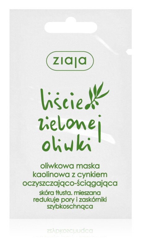 Маска из оливкового каолина с очищающим и вяжущим действием цинка Ziaja Liście Zielonej Oliwki
Маска из оливкового каолина с очищающим и вяжущим действием цинка Ziaja Liście Zielonej Oliwki
