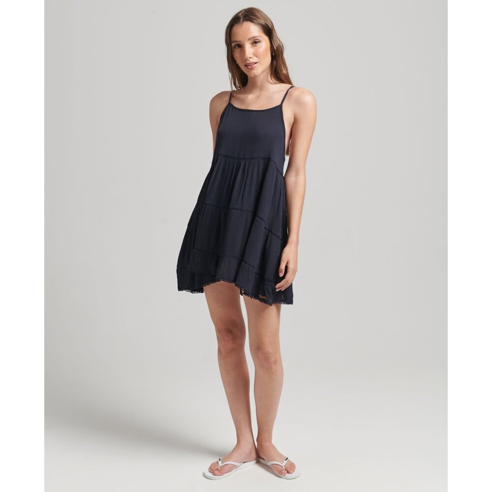 Платье Superdry Vintage Mini Beach Cami, черный 
Платье Superdry Vintage Mini Beach Cami, черный